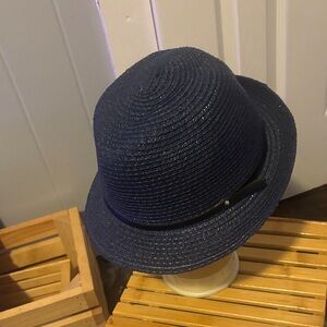 Elegant Navy Fedora Hat